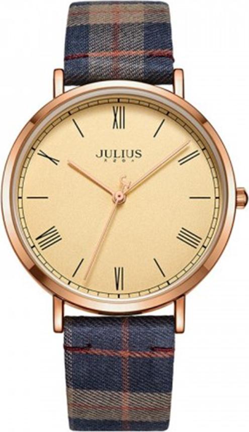 Đồng Hồ Nữ Hàn Quốc Dây Vải Julius JA-1015E (38mm) - Nâu