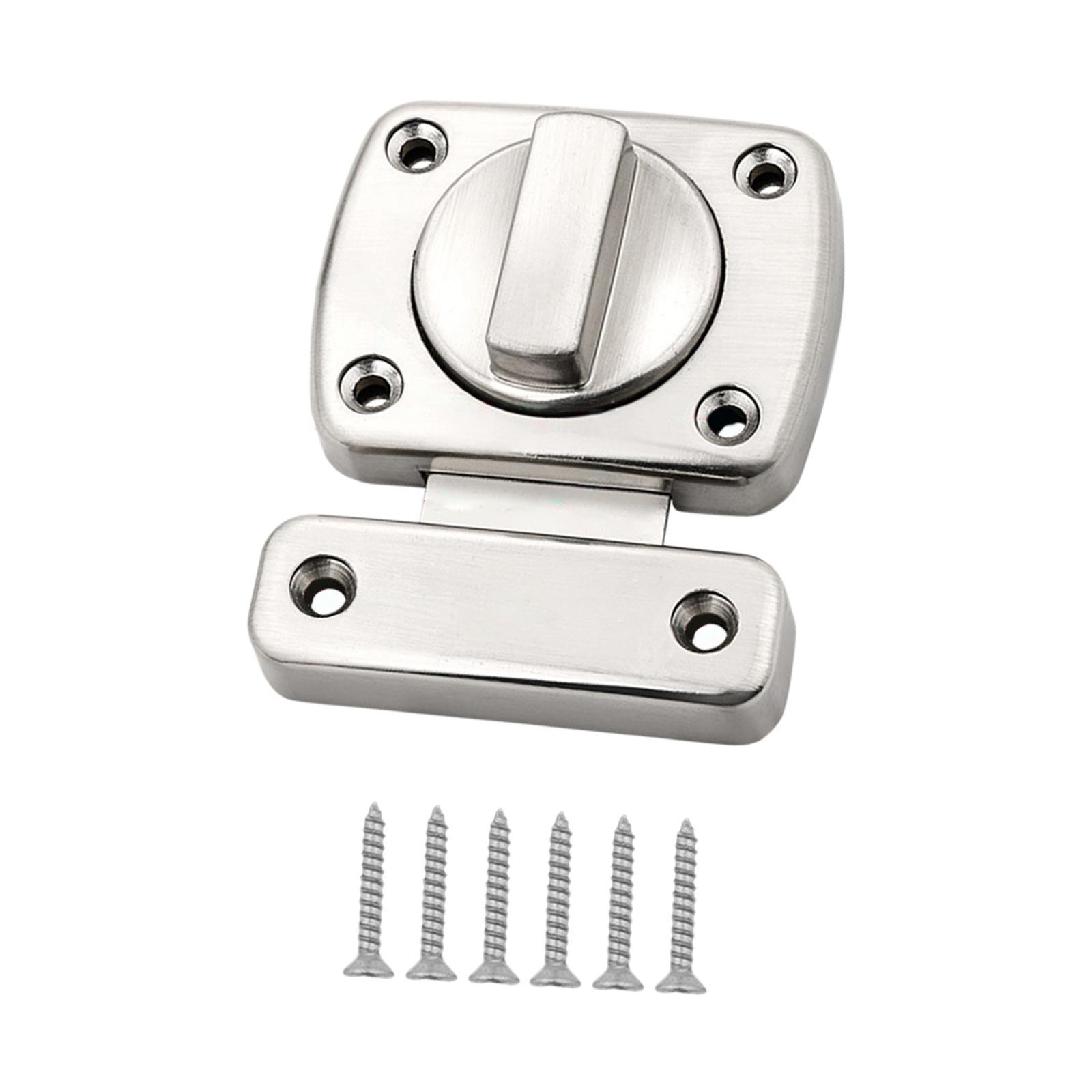 Rotate Bolt Latch Gate latches Safety Door Lock Pet Door Bathroom Door Lock latches for Window Metal Gates Garden Garage Door