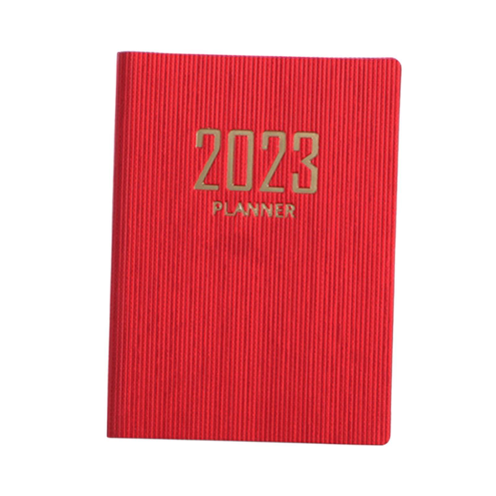 A7 Planning Notebook, 2023 Monthly Weekly Planner, Writing Pad Appointment Calendar Notepad Journal Notebook for Family  Supplies