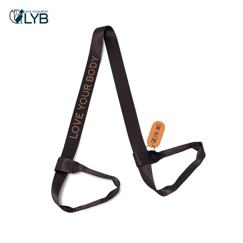 Dây đeo thảm yoga đơn giản thanh lịch màu nâu LYB - FW22-A00023