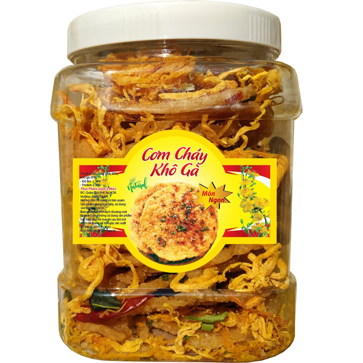 Cơm Cháy Khô Gà  hiệu Tân Lộc Phát - Hũ 300G