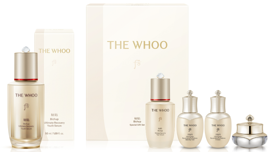 Bộ tinh chất tự sinh chống lão hóa thế hệ thứ 4 THE WHOO Bichup Ultimate Recovery Youth Serum 50ml+20ml