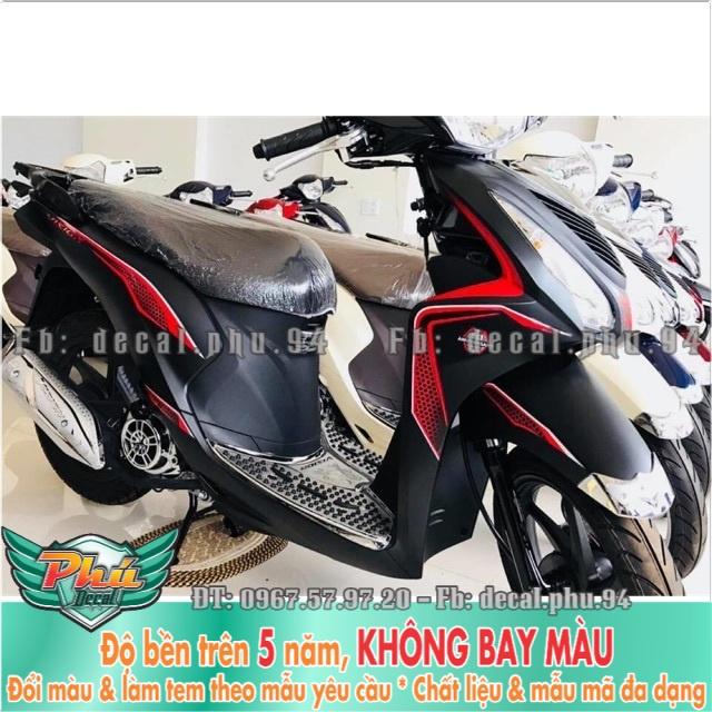 Tem rời Zin Vision Đỏ đen tổ ong -1