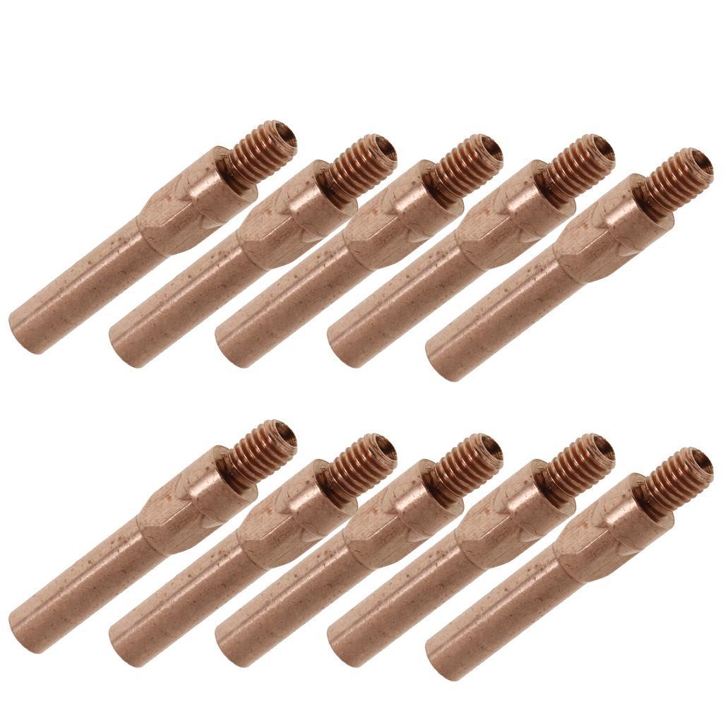 2x 10 Pieces 45mm Thread Nozzle Tip for /MIG Gas