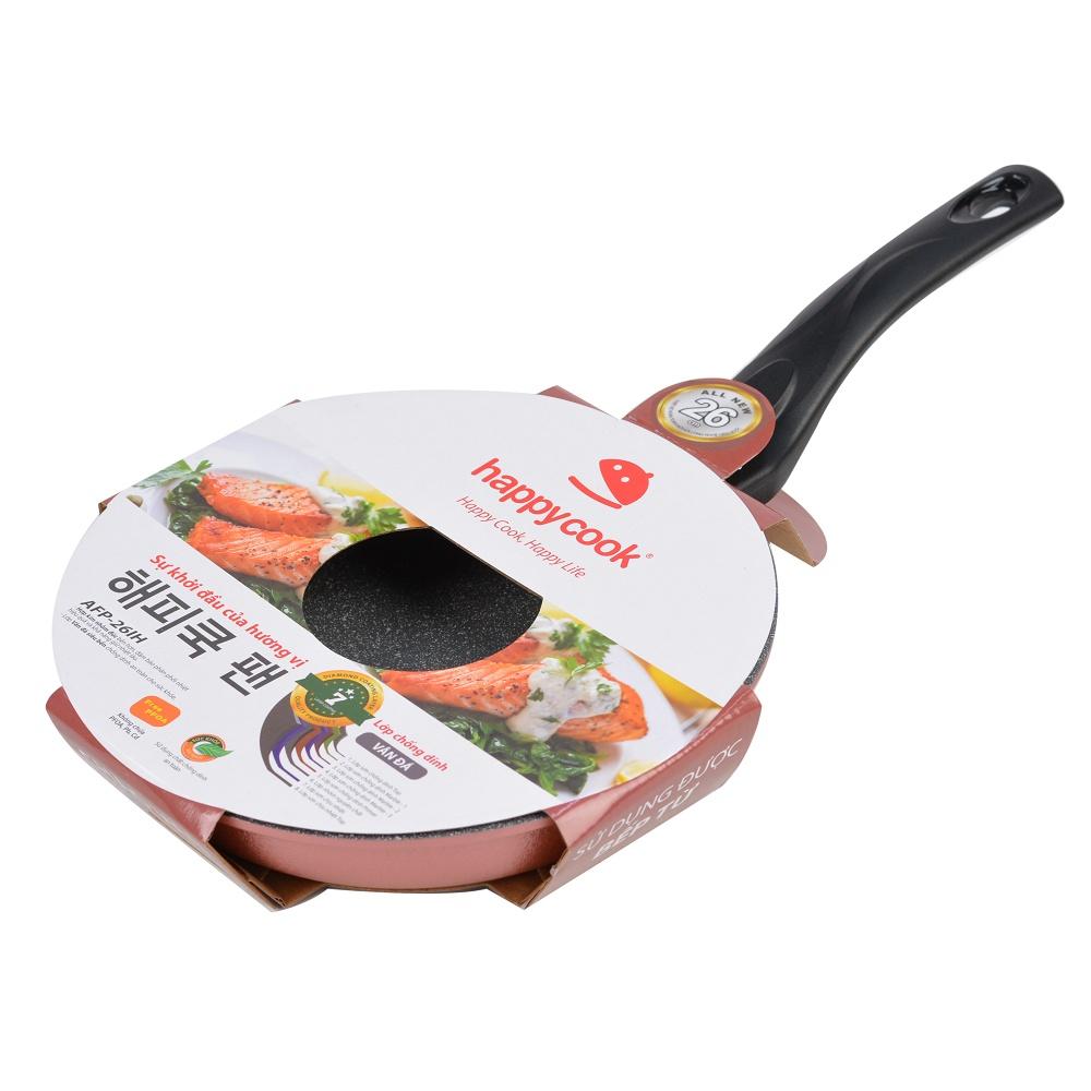 Chảo vân đá đáy từ Happy Cook Aura 24cm AFP-24IH