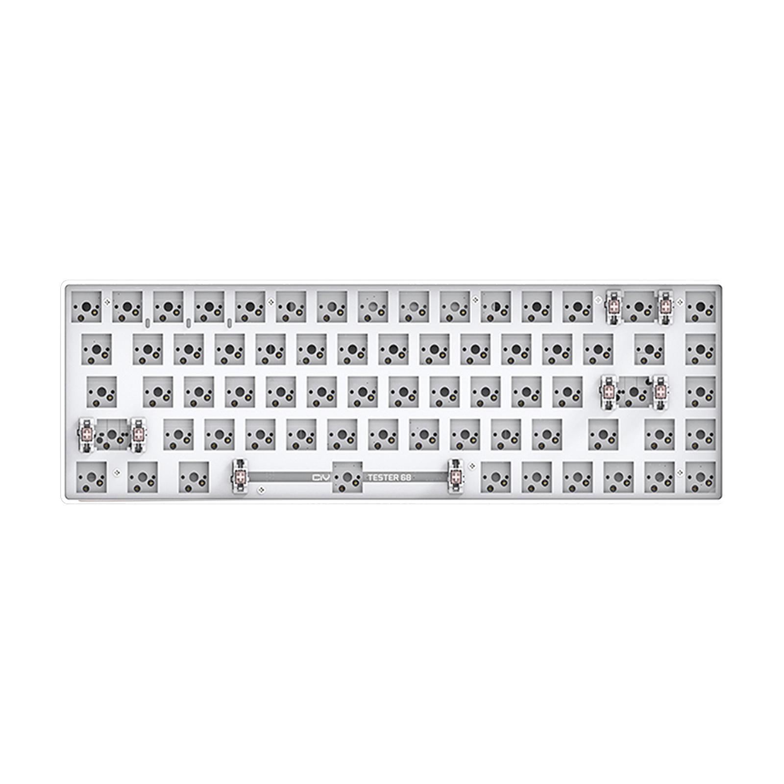 Mechanical Keyboard DIY Kit Hot-Swappable Shaft Base Axis for Windows PC