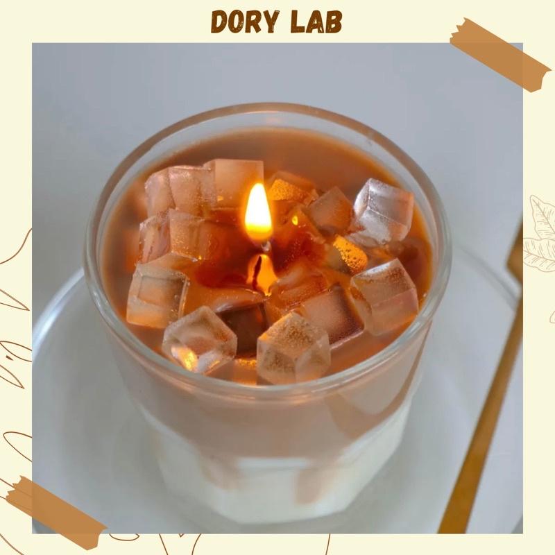 Nến Thơm Ly Cà Phê Sữa Độc Đáo Không Khói Giúp Thư Giãn, Phụ Kiện Decor - Dory Lab