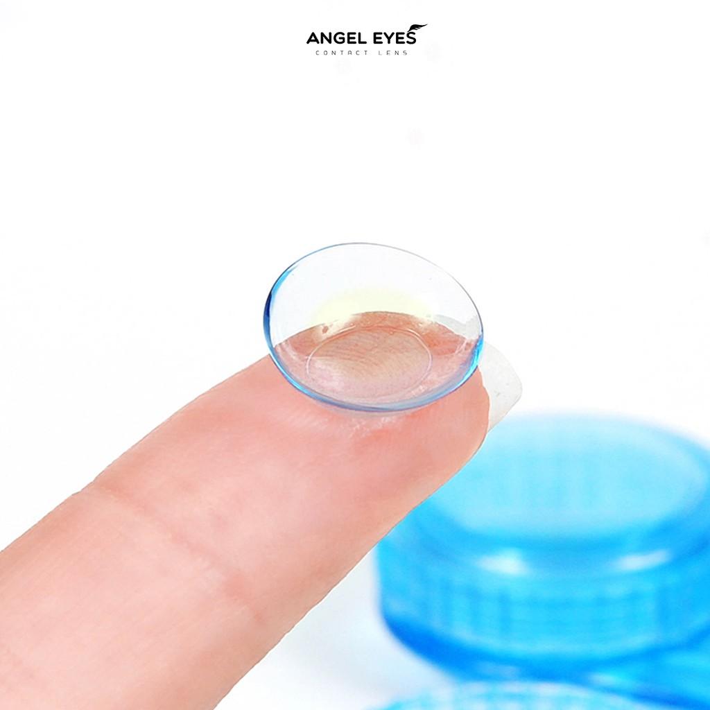 Lens 1 ngày trong suốt Angel Eyes cho mắt nhạy cảm có độ cận từ 0 đến 10 độ chống ánh sáng xanh