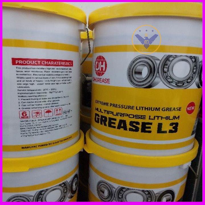 Mỡ Bôi Trơn DH Grease L3 Có Đĩa Hút Chịu Nhiệt - xô 13kg