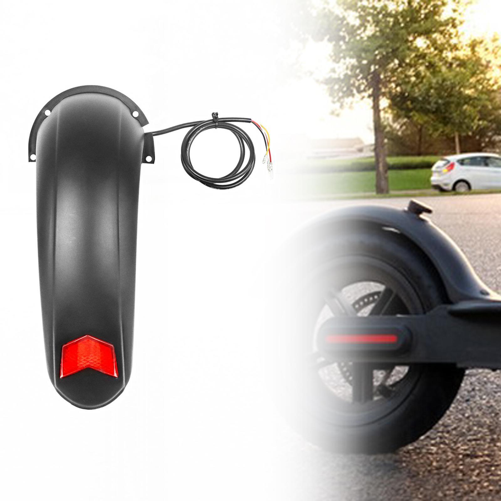 Tire Mudguard with Taillights Equipment Supplies Guard Mudflap Electric Bike Rear  for  Night Riding Outdoor Cycling