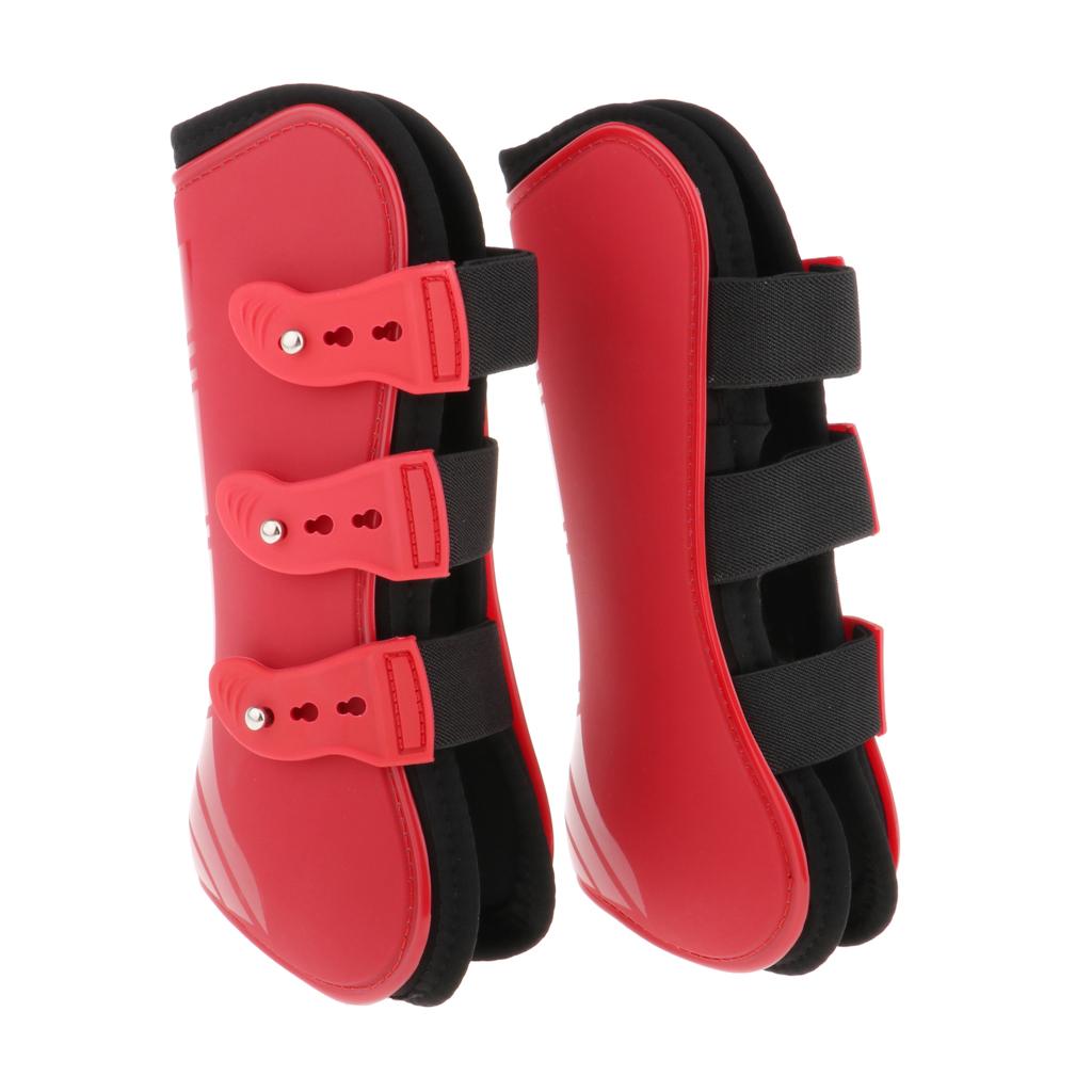 1 Pair Horse Leg Boots Hind or Front Leg Tendon Protect Wraps
