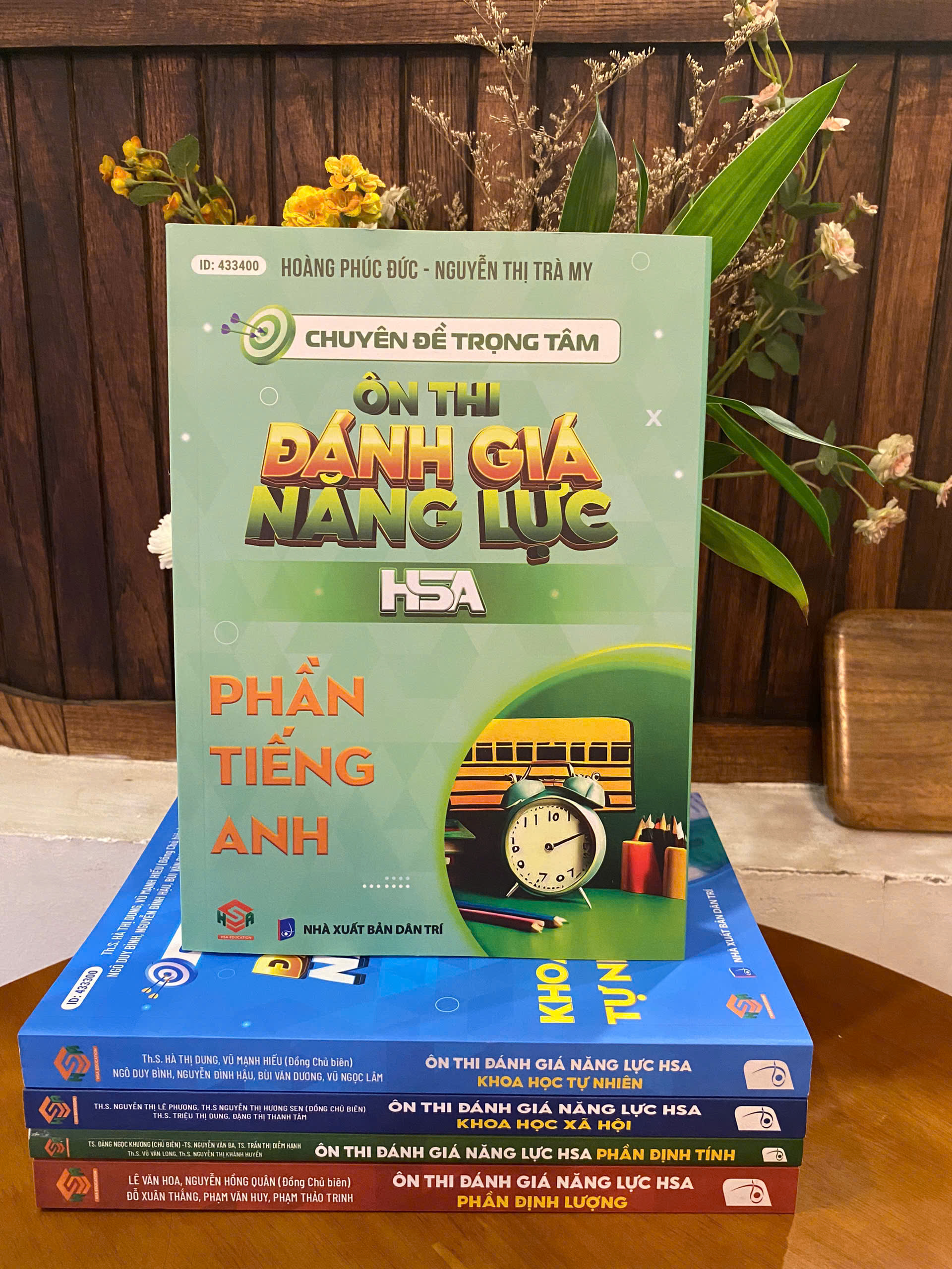 [HSA 2025] Combo 3 Sách ôn thi đánh giá năng lực Hà Nội (Định tính + Định Lượng + Tiếng Anh)