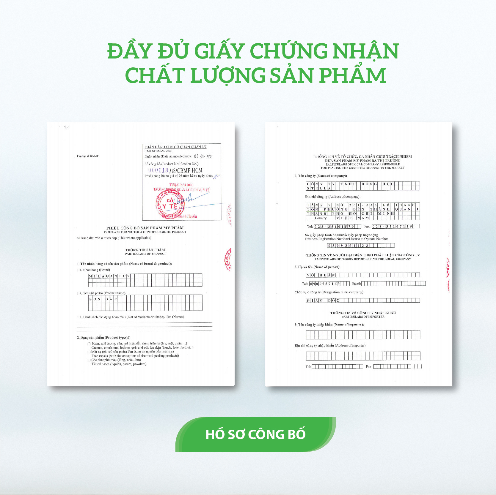 Combo 3 Son Dưỡng Ẩm, Giảm Thâm Môi: Son Dừa, Son Trà Xanh, Son Gấc MILAGANICS (4.5g/ Cây)