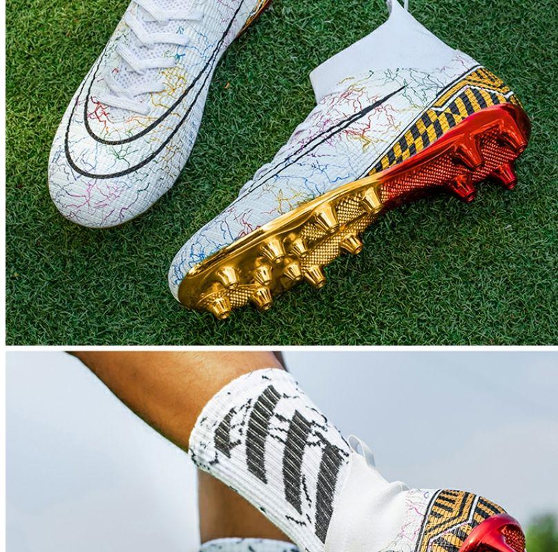 LCRTZKG 2023 Giày bóng đá Assassin mới cho nam giới World Cup AG Long Nail Race Đào tạo Giày cho nam giới và phụ nữ Sinh viên trẻ em Broken Nail