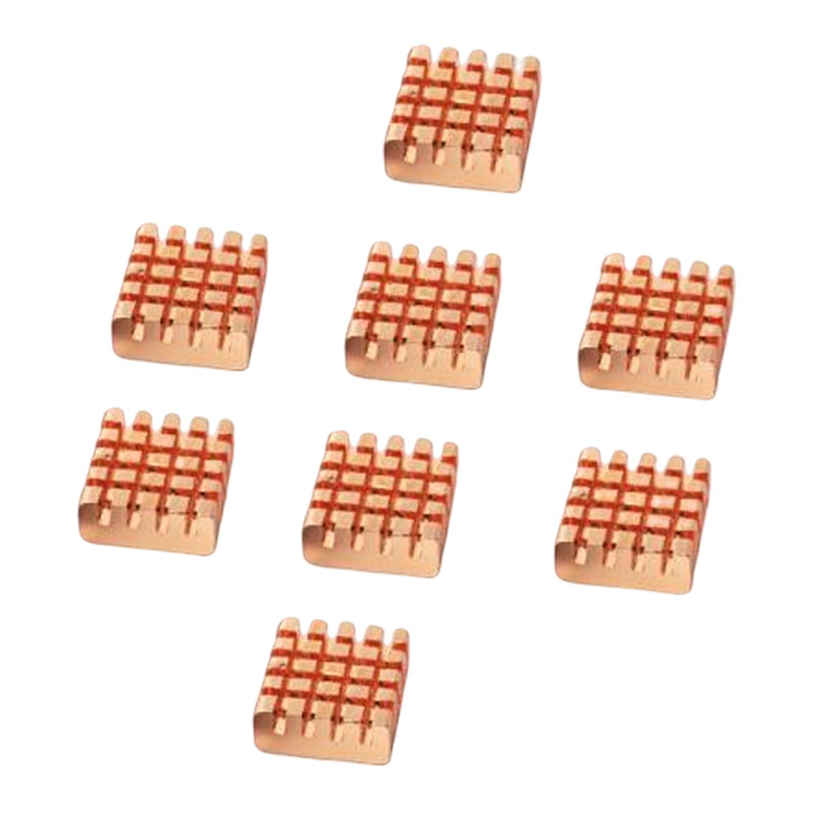 8Pcs  Copper RAM  Cooler for CPU GPU PC Laptop Graphics Card