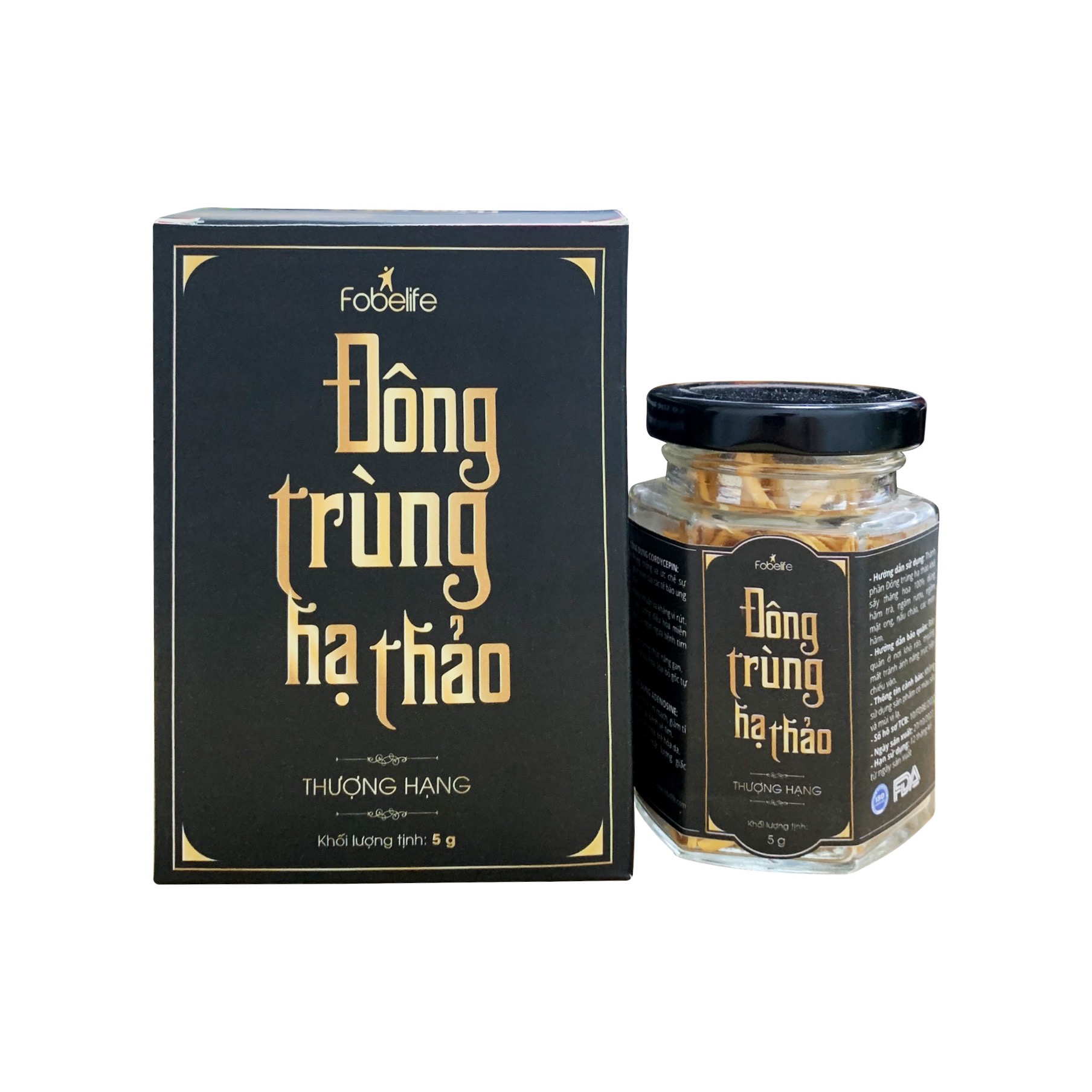 Nấm Đông Trùng Hạ Thảo - Lọ 5g