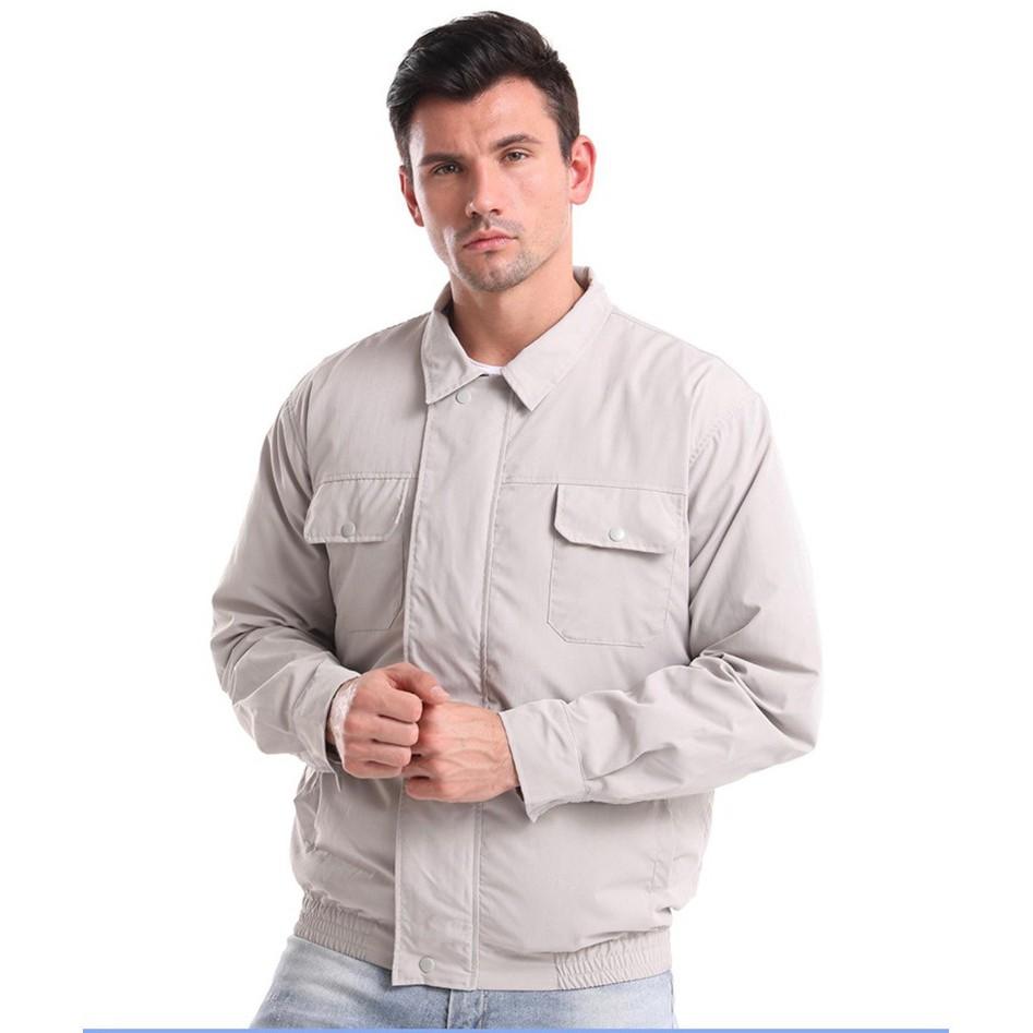 Áo khoác tích hợp quạt đôi điều hòa chống nóng hiệu quả COOLING COAT A11 Tặng sạc dự phòng 10.000mah