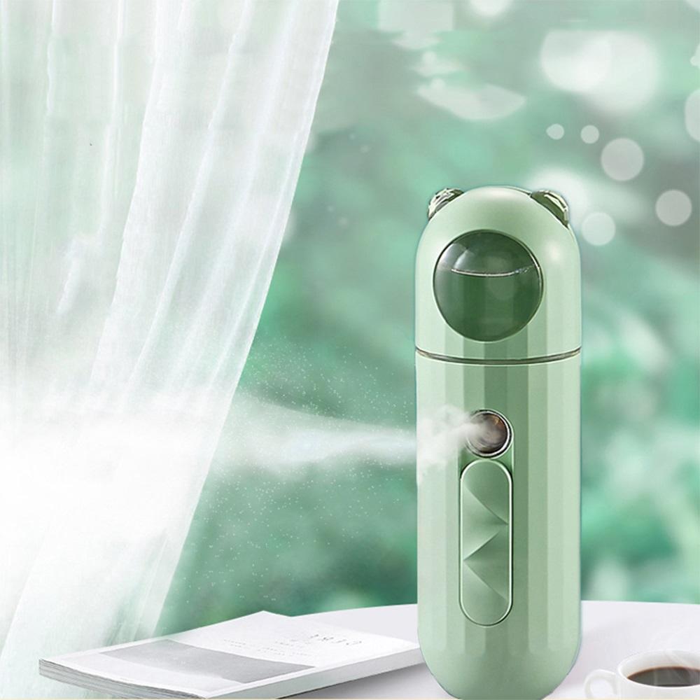 Mặt Nano Máy Phun Sương USB Máy Phun Sương Tạo Ẩm Khuếch Tán Tinh Dầu Dưỡng Ẩm Da Mặt Hơi Nước Phun Sương Chăm Sóc Da Mặt Cơ Thể Máy Xông Khí Dung Macaron