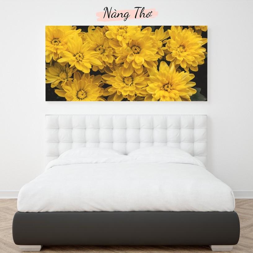 TRANH DECAL DÁN TƯỜNG_HOA CÚC_DECAL VIP