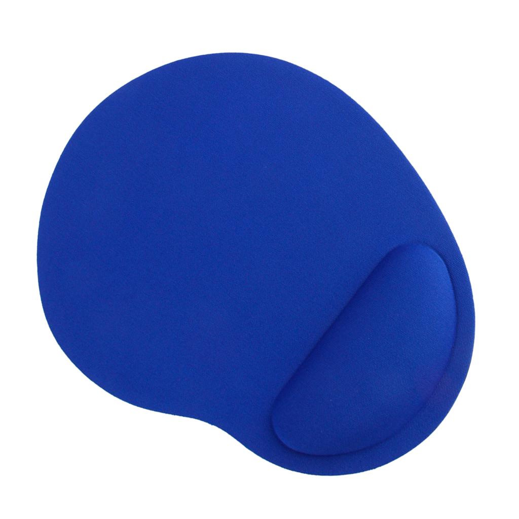 Blue Wrist Rest Mouse Mat Pad