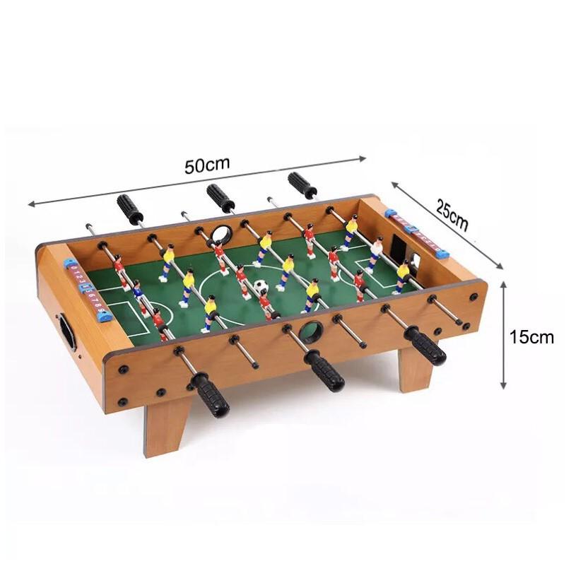 Bàn Bi Lắc To,Bàn Bi Lắc 6 Tay Cầm,Đồ Chơi Bàn Bóng Đá Bi Lắc Trẻ Em - Bàn Bóng Đá Table Top Foosball (Gỗ) Mi