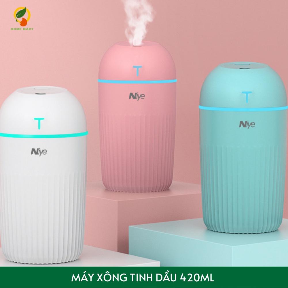 Máy phun sương tạo ẩm khuếch tán tinh dầu dung tích 420ml: Khử mùi, làm ẩm không khí tiện dụng cho xe hơi