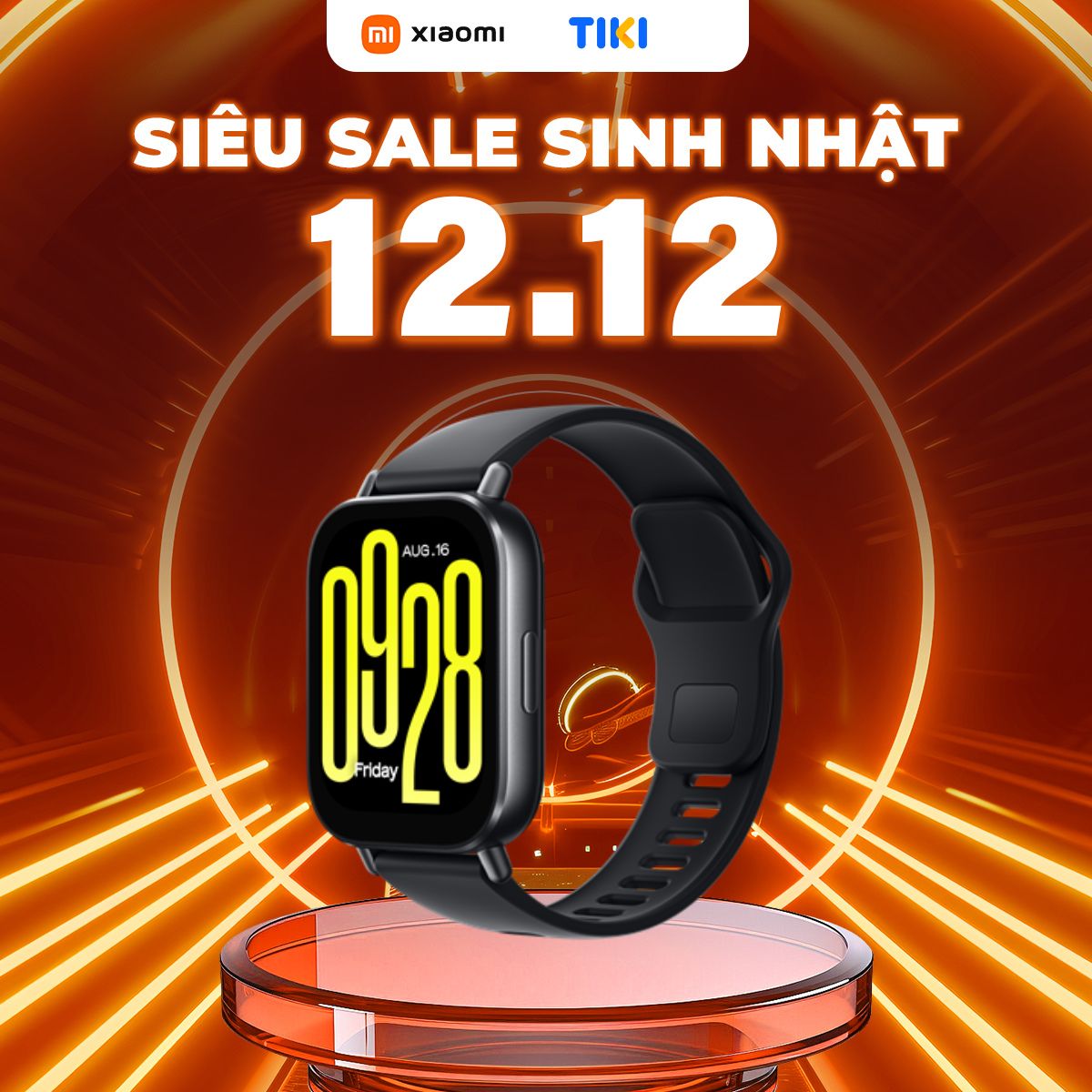 Đồng Hồ Thông Minh Xiaomi Redmi Watch 5 ACTIVE – Midnight Black – Hàng Chính Hãng