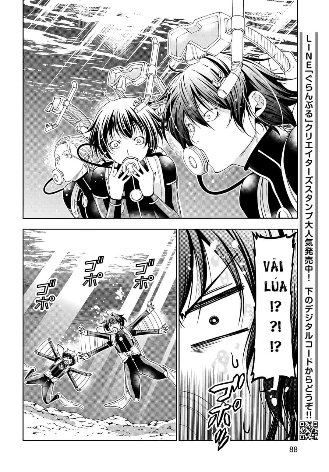 cô gái thích lặn - grand blue chapter 80 26