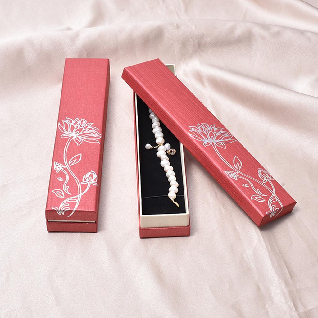 18Pcs Jewellery Gift Boxes Necklace Bracelet Case Valentines Gift Box Red
