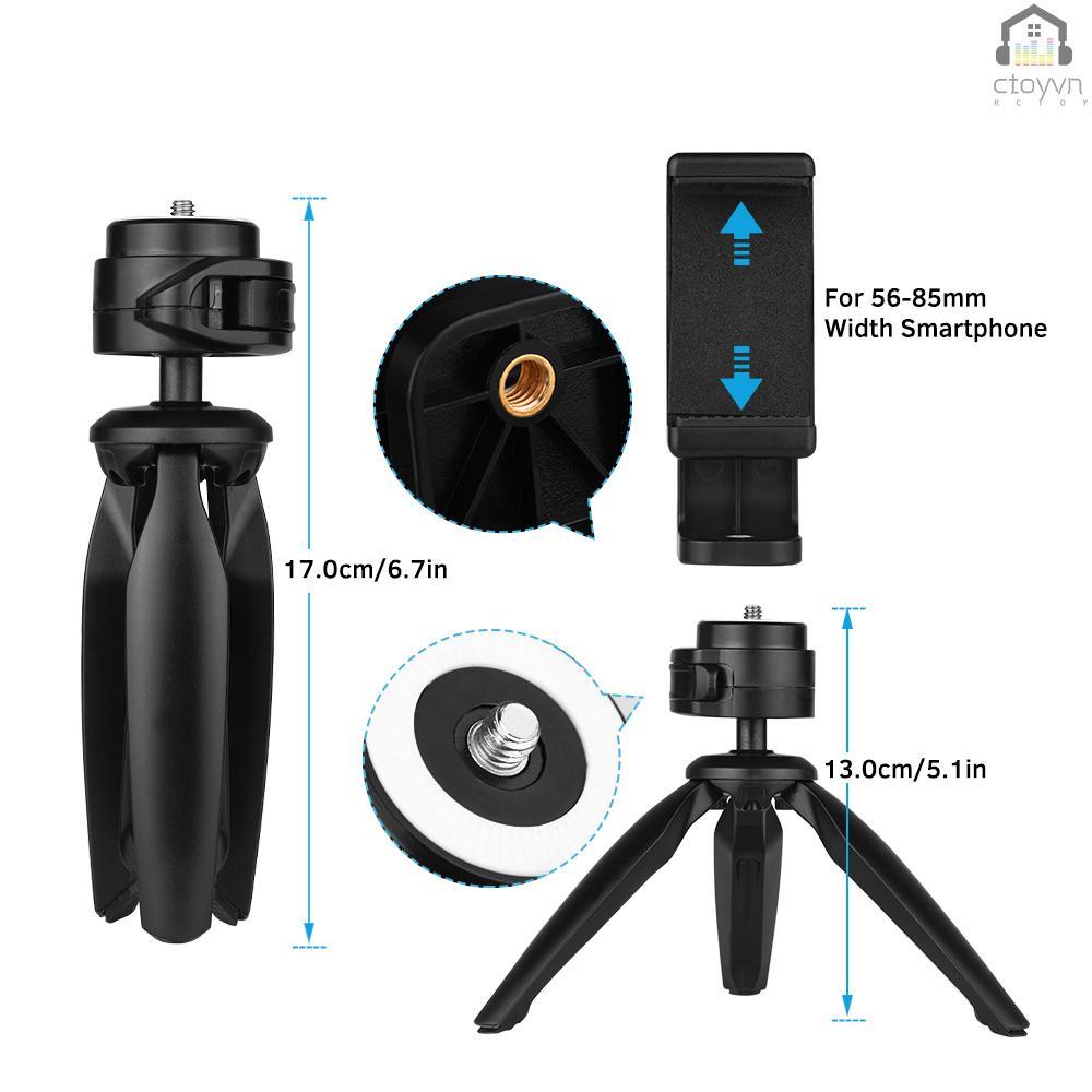 Giá đỡ ba chân mini có thể xoay 360 độ cho điện thoại iPhone Android