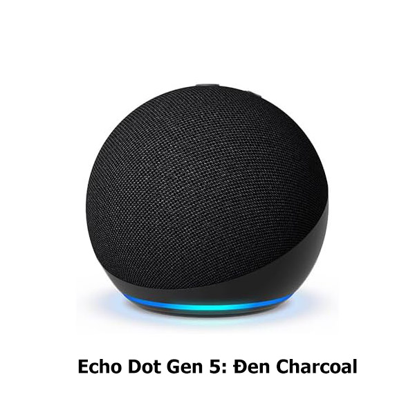 Loa thông minh Amazon Echo Dot Gen 5 Smart Speaker tích hợp trợ lý ảo - Full Color/with Clock - Hàng Nhập Khẩu