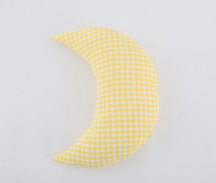 Cotton Kẻ Sọc Trăng Bé Đệm Lưng Trẻ Sơ Sinh Điều Dưỡng Gối Bảo Vệ Giường Cũi Ốp Lưng Trang Trí Phòng Gối Cho Bé Sơ Sinh Phụ Nữ Mang Thai