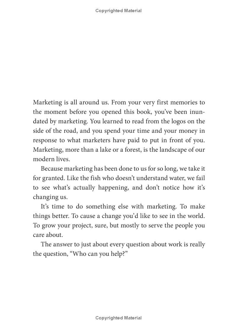 This Is Marketing : You Can't Be Seen Until You Learn to See