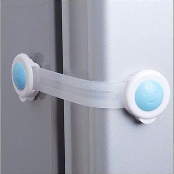 Khóa Chốt Tủ Lạnh Ngăn Kéo An Toàn Cho Bé - Set 2 Cái, Chống Trẻ Mở - HÀNG CHÍNH HÃNG MINIIN