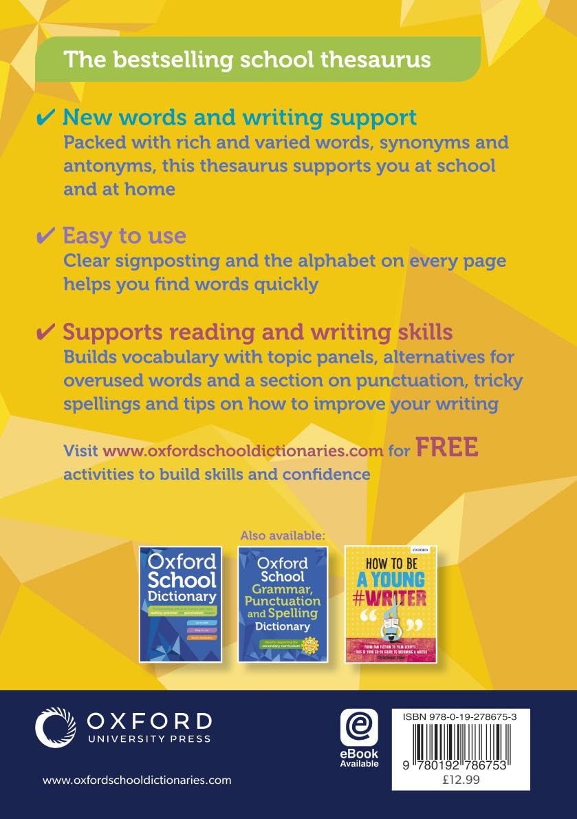 Từ điển Anh - Anh: Oxford School Thesaurus