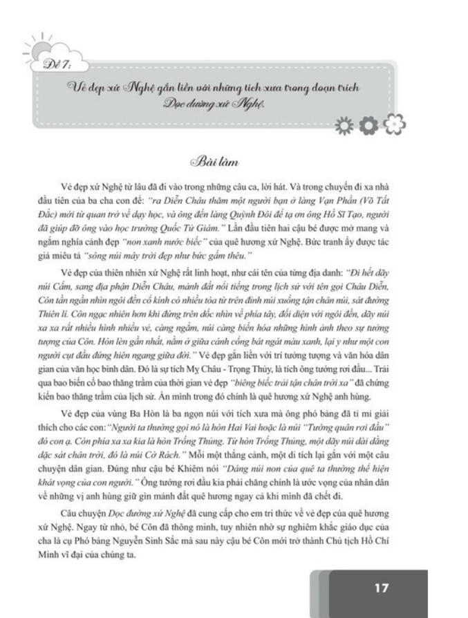 Sách - Những bài làm văn mẫu 7 - tập 1