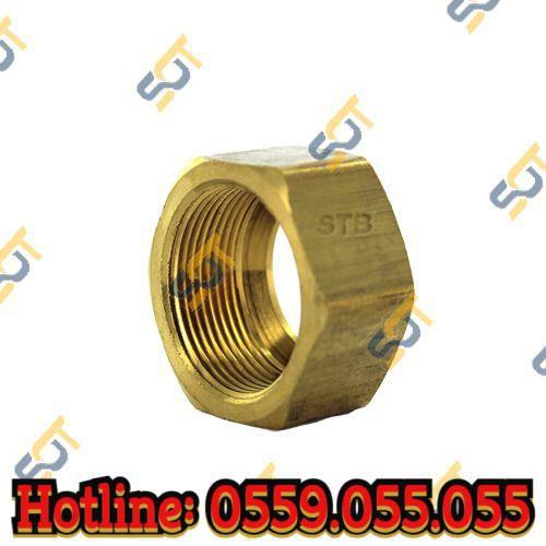 Combo 5 cái nón chụp đầu nối tán hạt bắp (Brass Compression fitting nut)