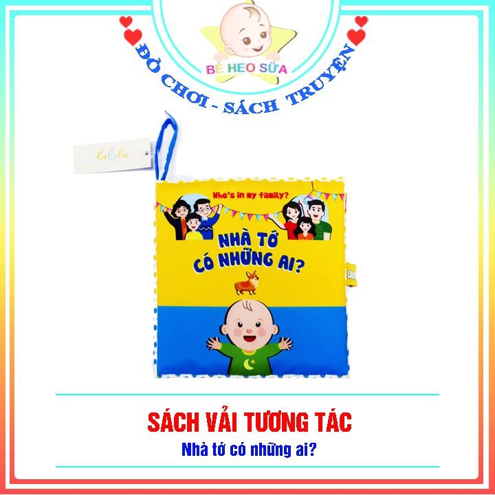 Bộ Sách vải Lalala baby Song Ngữ Bé Yêu Thích Nhất - Sách vải cho bé