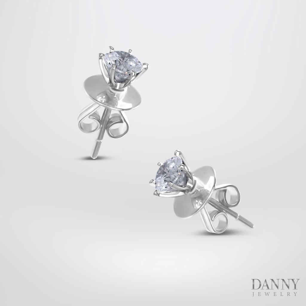 Bông Tai Danny Jewelry Bạc 925 Đính Đá CZ BT0046