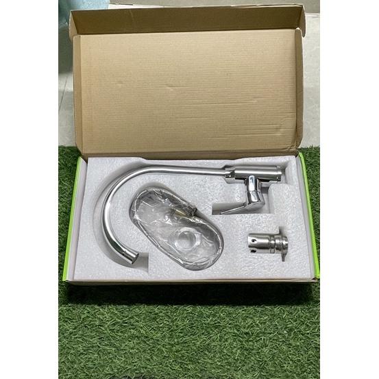 Vòi rửa bát 304 bóng bi xoay nóng lạnh