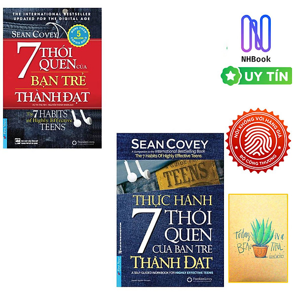 Sách - Combo 7 Thói Quen Của Bạn Trẻ Thành Đạt Thực Hành 7 Thói Quen Của Bạn Trẻ Thành Đạt - First News
