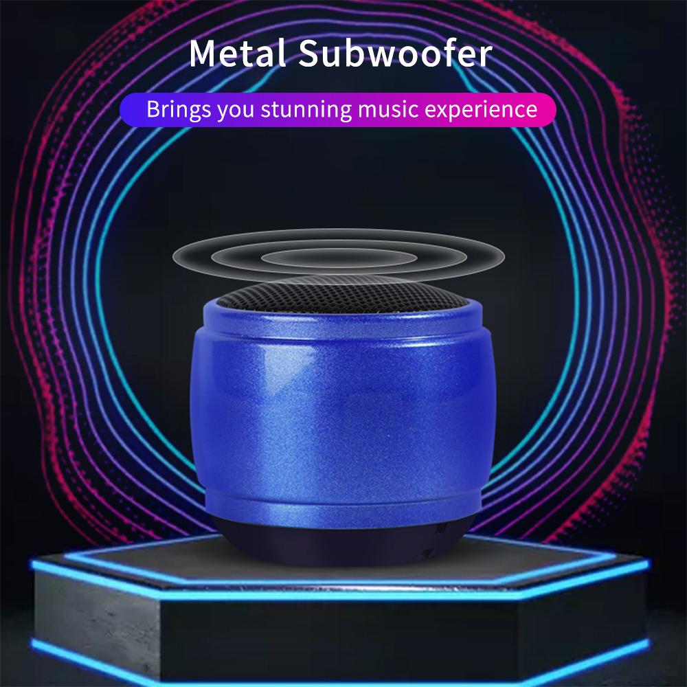 Loa di động BT không dây đa chức năng Đầu phát thẻ TF có thể sạc lại Hộp loa Mini Mega Bass