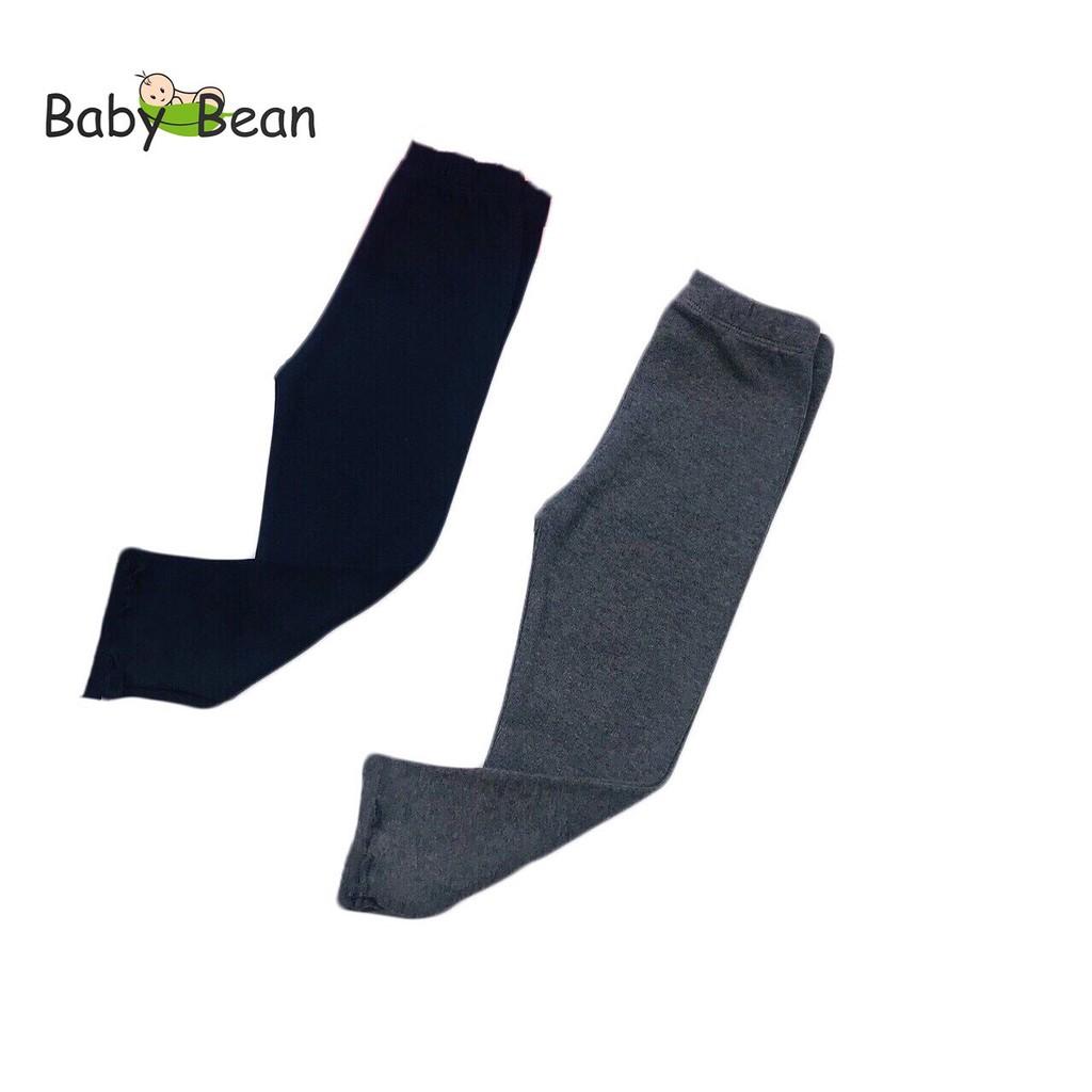 Quần Legging Bé Gái Dài Ôm thun 4 chiều Co Giãn BabyBean