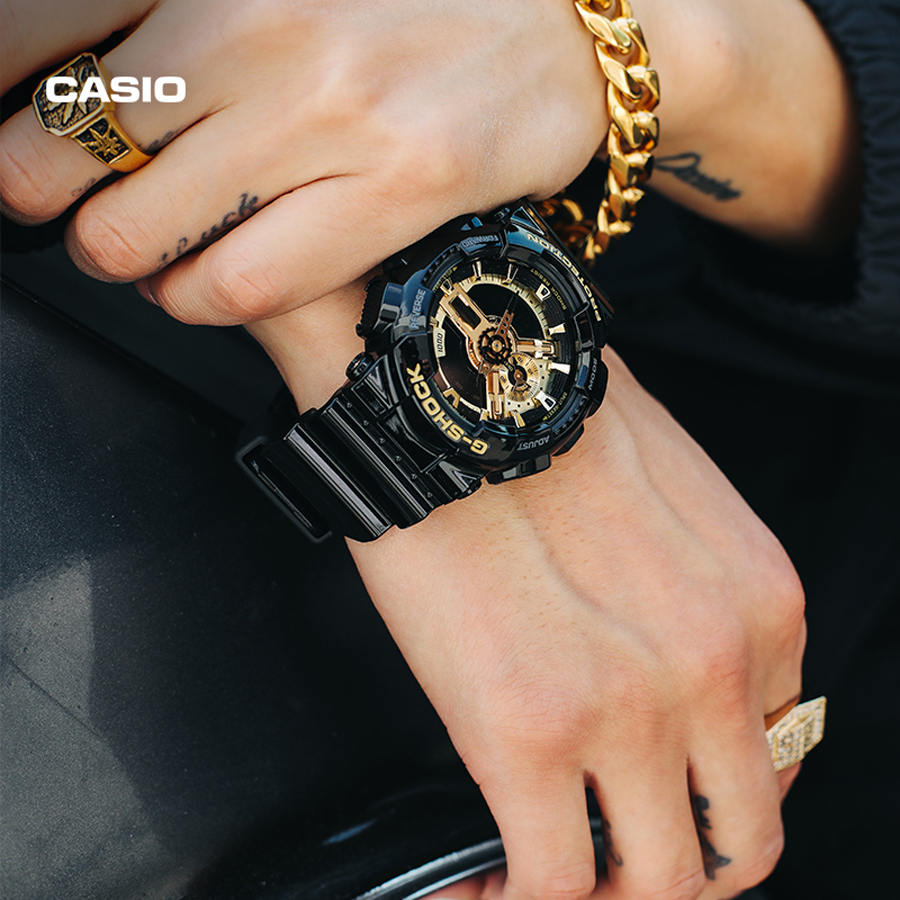 Đồng hồ nam dây nhựa Casio G-Shock chính hãng GA-110GB-1ADR (51mm)