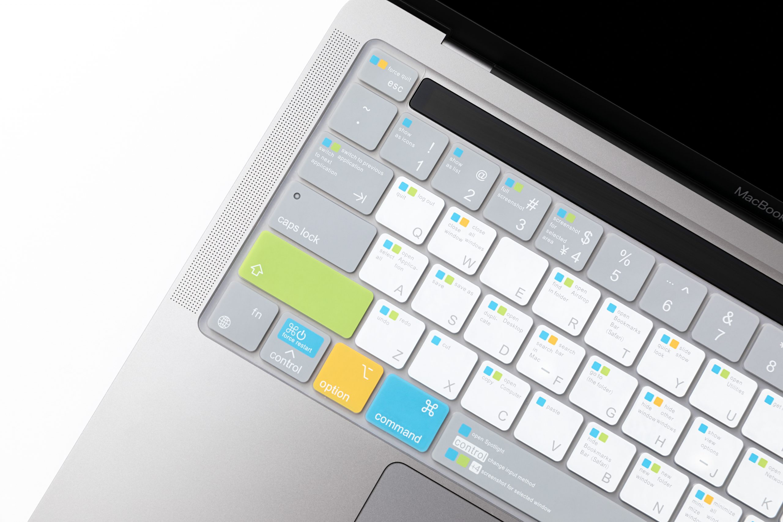 Miếng phủ bàn phím bảo vệ dành cho MacBook Air 13 inch 2020 M1 hiệu INNOSTYLE KEYGUARD NAVIGATOR SHORTCUT - Hàng Chính Hãng