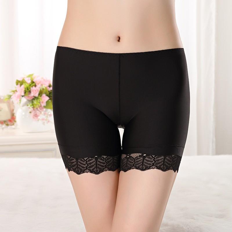Quần đùi mặc trong váy thun lạnh viền ren