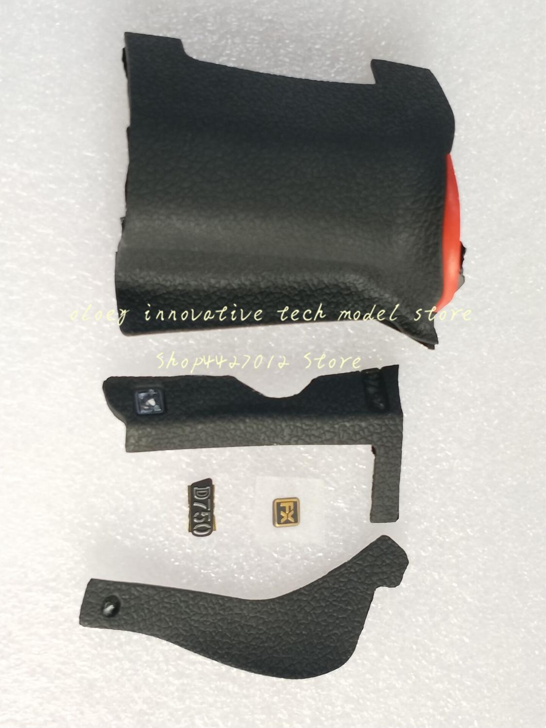 Tay Cầm Mới Vỏ Bọc Cao Su Bên Bộ Cho Nikon D750 D750 LOGO FX Phần Cao Su Máy Ảnh Bó: Bundle4