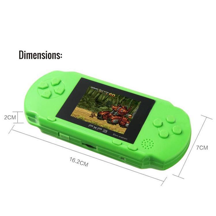 Máy Chơi Game Cầm Tay 16 Bit PXP3 Có 2 Thẻ Game Tích Hợp 156 Trò Chơi Cổ Điển