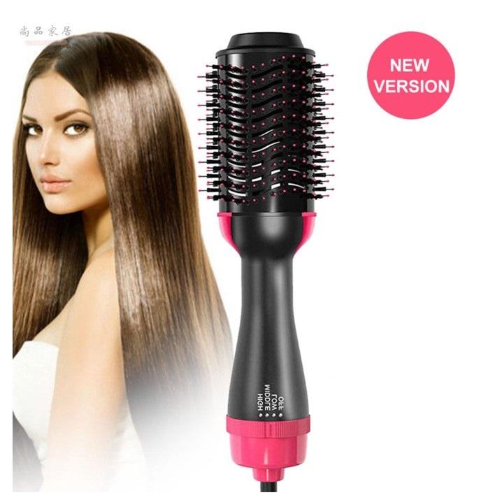 Lược Điện Sấy Tóc Tạo Phồng, Máy Sấy Kiêm Lược One Step - Uốn Cúp Sấy Tóc Đa Năng 3 trong 1 - Xoay 360 độ