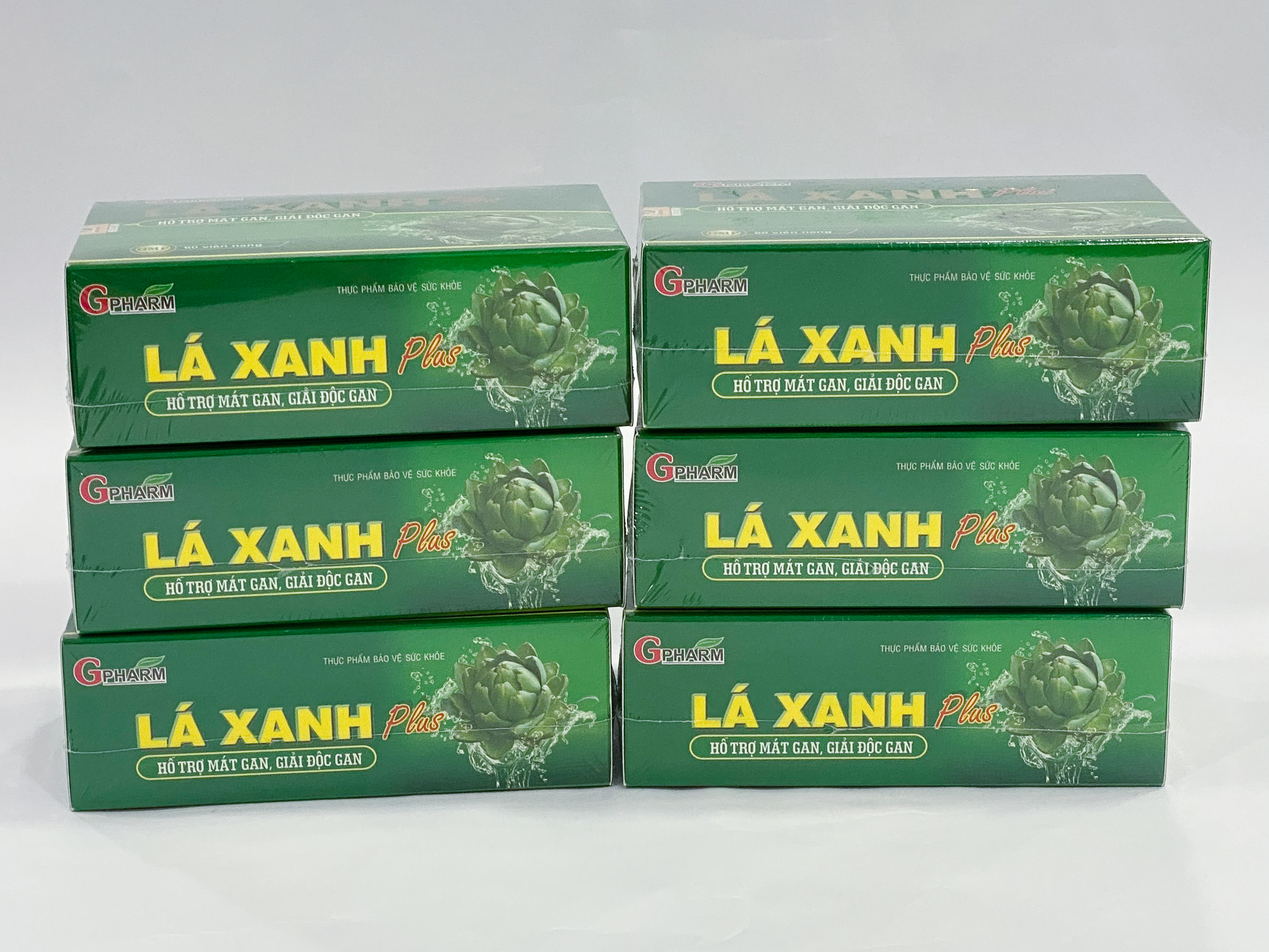 Thực phẩm bảo vệ sức khỏe Viên uống LÁ XANH PLUS hỗ trợ thanh nhiệt, giải độc, mát gan